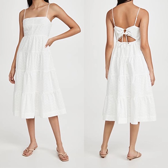 Line & Dot Dresses & Skirts - Line & Dot Womens Cotton Floral Charlotte Embroidered Dress